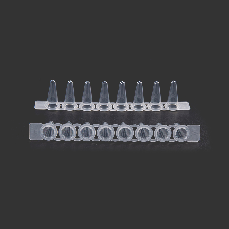 0,1 mL PCR 8 tüplü Şerit